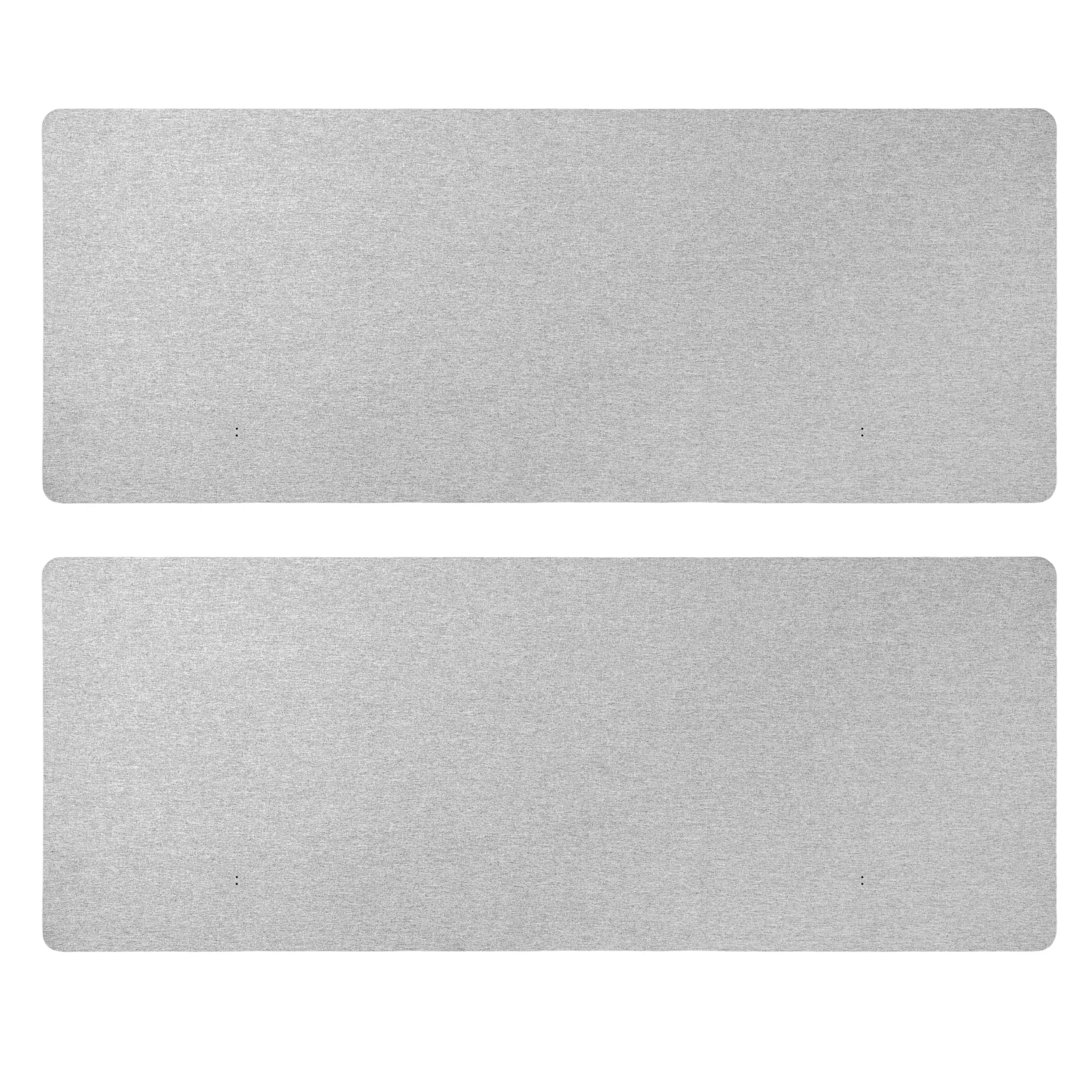 

2 Pack Desk Divider Privacy Panel Clamp-on 61 X 24 Inch Cubicle Partition Panel with 4 C-Type Clamps for Office Home Library