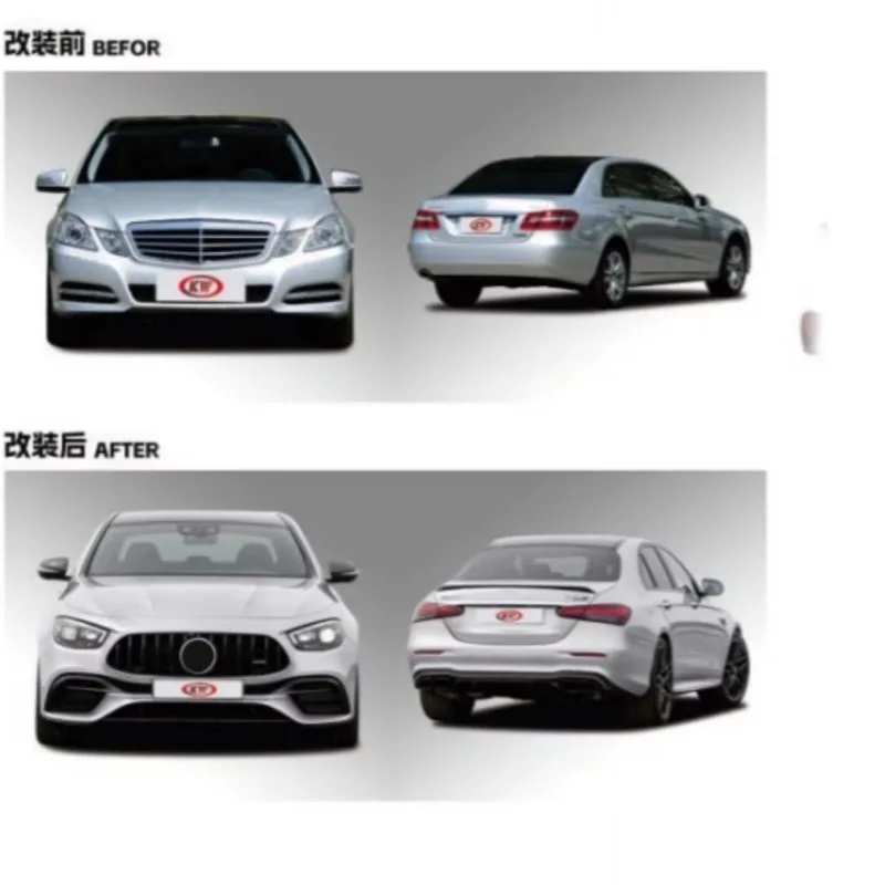 Wholesale Price Car Bodykit for E-CLASS W212 Facelift Upgrade To W213 AMG with Bumper Headlight Headlights Hood