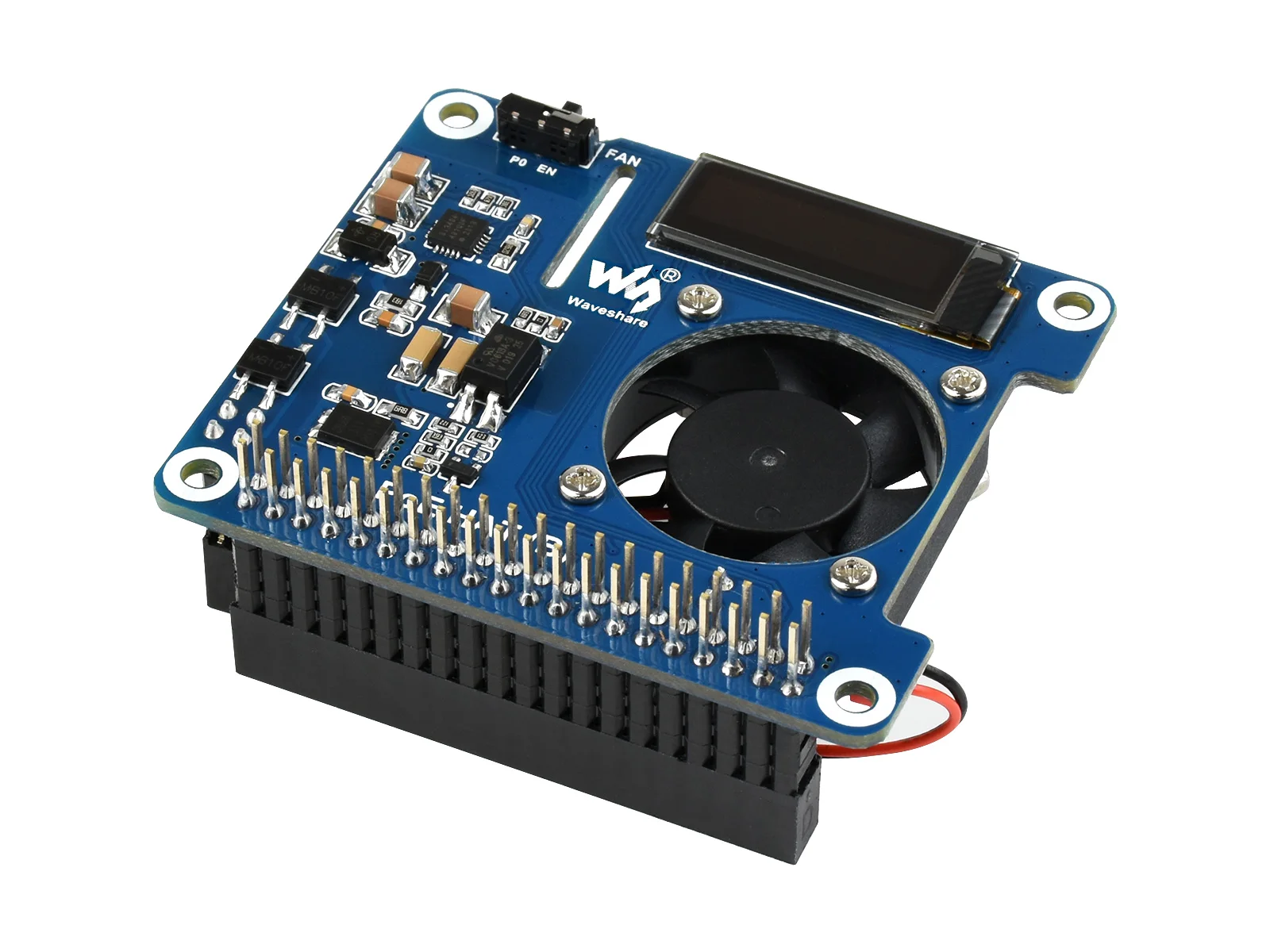 قبعة Waveshare Power Over Ethernet (النوع B) لـ Raspberry Pi 3B+/4B، 802.3af مطلوب معدات مصادر الطاقة، قبعة POE