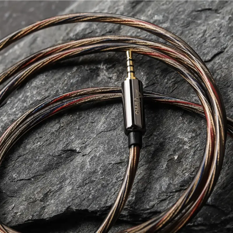 iKKO CTU01 Balanced Cable In-Ear Earphone Upgrade Cable HiFi Audiophile Wired Headphone 2.5/3.5/4.4 MMCX/2Pin for OH10 OH2 Filo