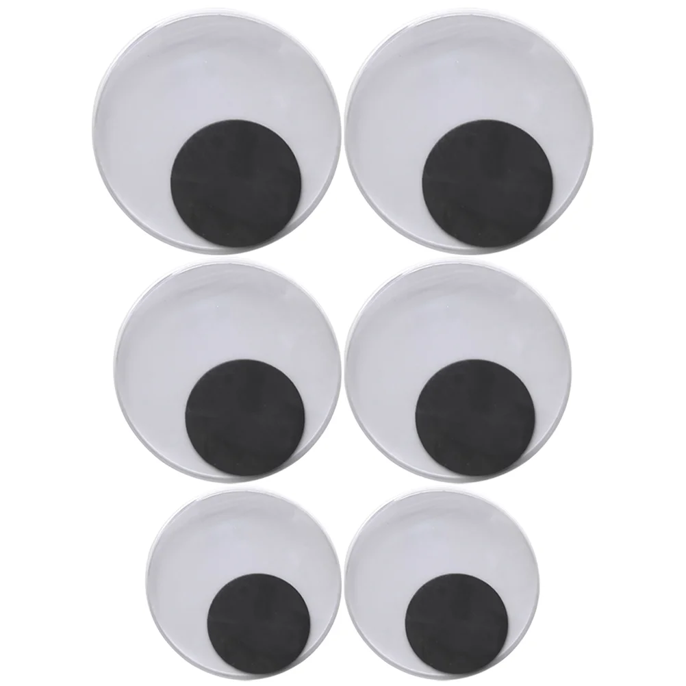 

3 Pairs Concealer Nail Stickers Simulated Wiggle Eye Eyes Plastic for DIY Craft