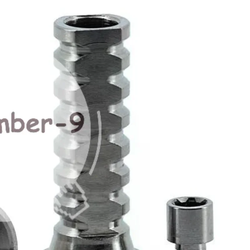 Titanium Dental Temporary Implant 4.8mm Fitting Parts Perfectly Fit Nobel Biocare for Dental Clinics Laboratories