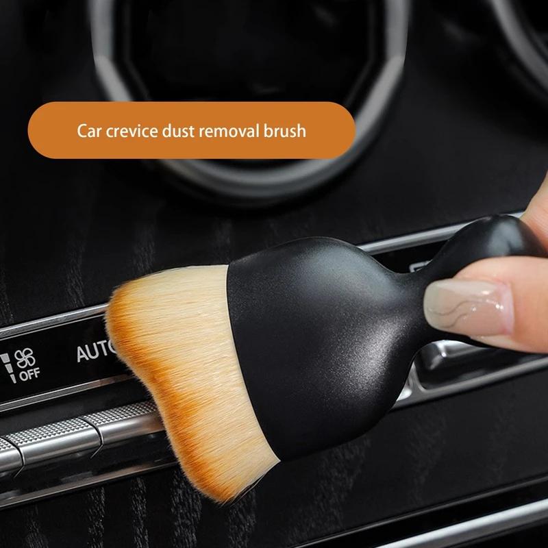 Car Interior Cleaning Tool Air Conditioner Air Outlet Cleaning Artifact Brush Car Crevice Dust Removal Car Detailing Cleaning