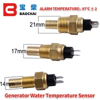 Sensor de temperatura del agua del motor diésel, 14/17/21mm, 120C, generador de alarma, transmisión de pieza, Sensor eléctrico de origen Universal