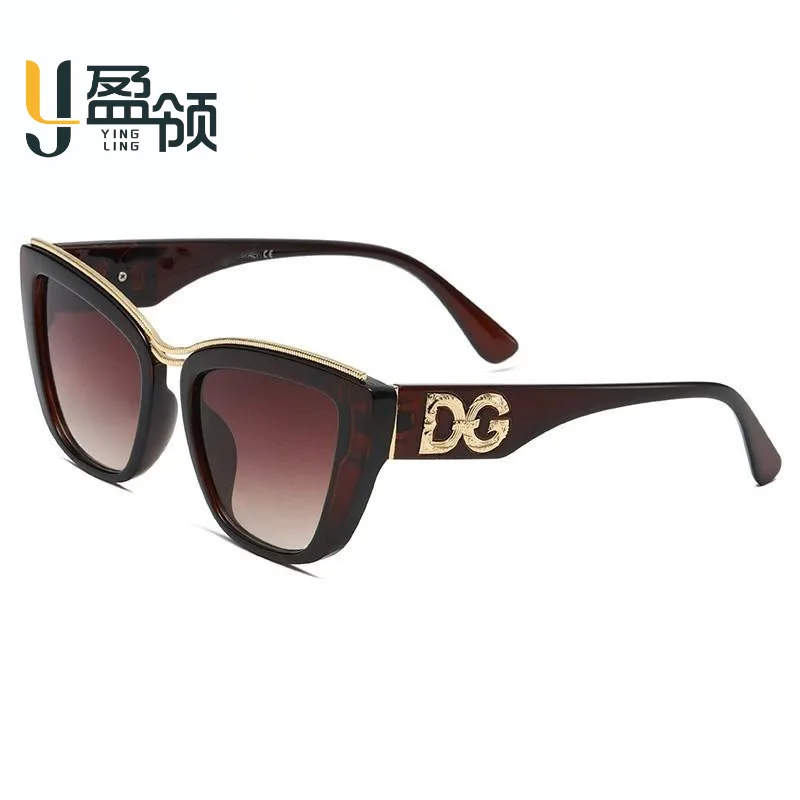 

New Large Frame European And American Style Women'S Sunglasses With Advanced Sense Retro Sunglasses Cross Border Black Technolog