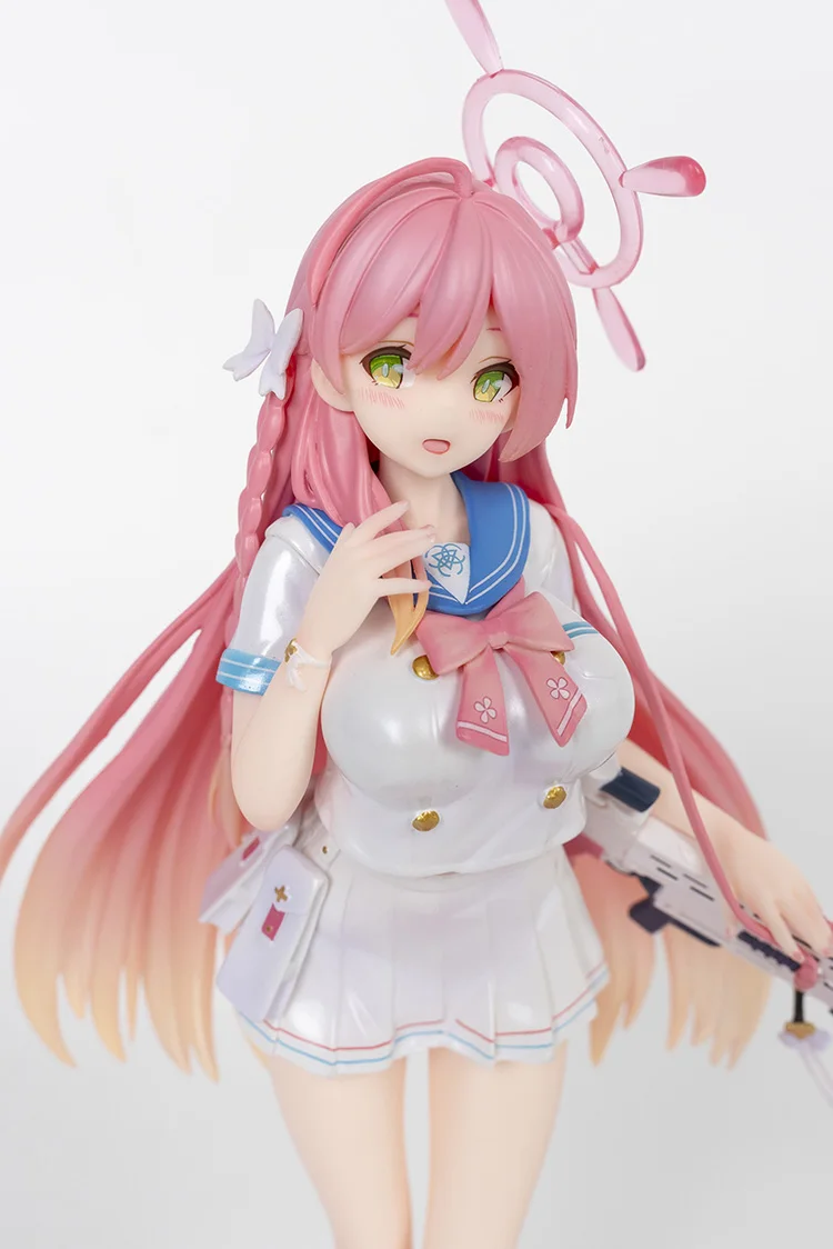 Em estoque arquivo azul urawa hanako anime menina figura 24cm urawa hanako com uma arma modelo ornamentos figuras de ação brinquedos presentes