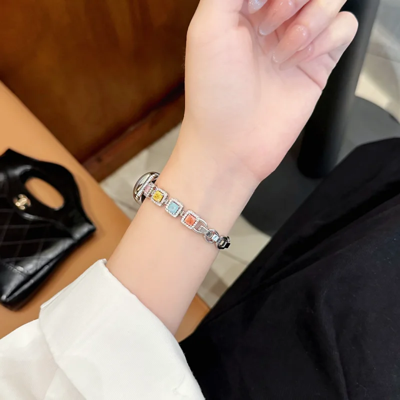Fashion Strap for Xiaomi band 10/9/8 Metal Watchband For Xiaomi band 10 Women Correa Bracelet Smartwatch Sport Wristband