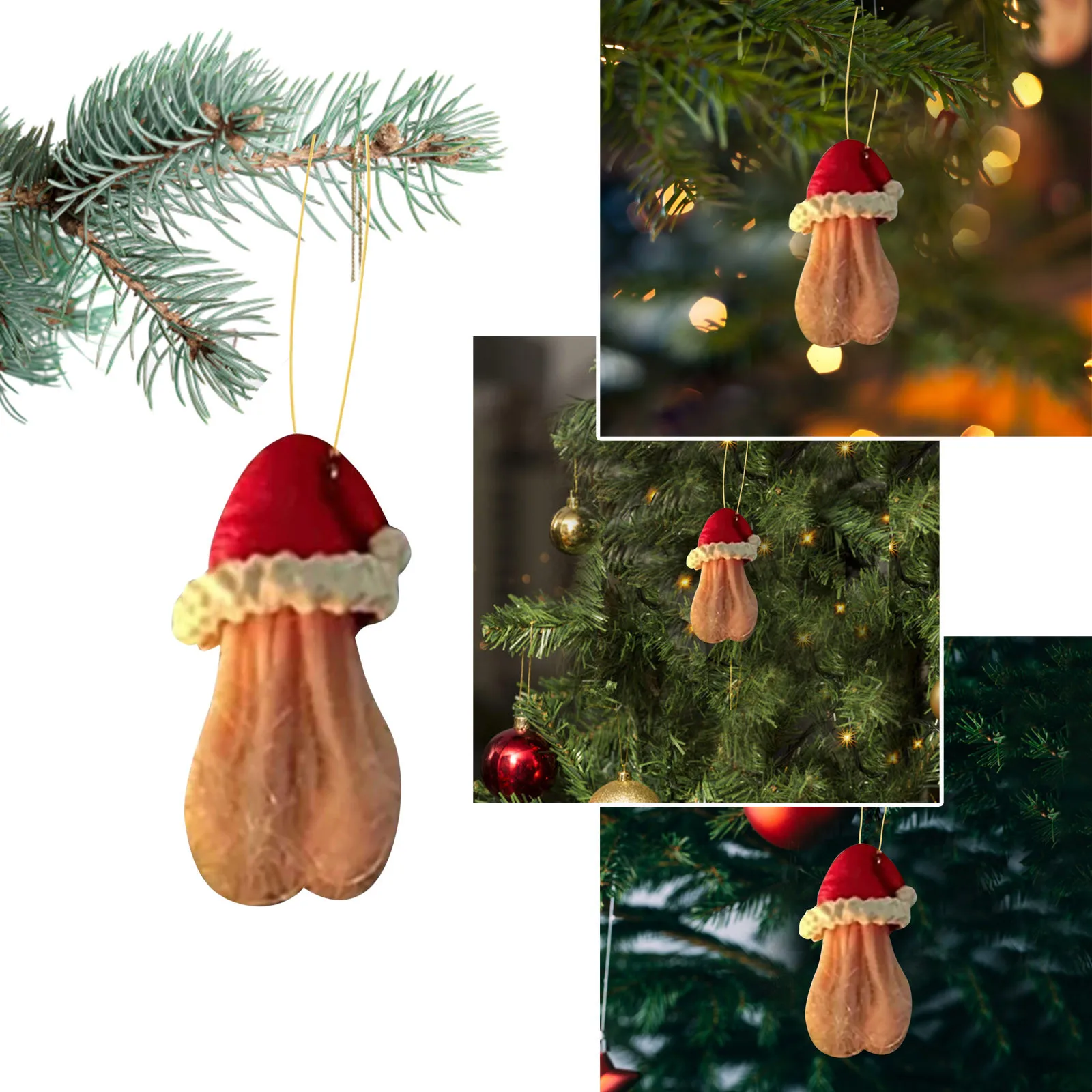 Funny Acrylic Christmas Balls Christmas Tree Decorations Pandent