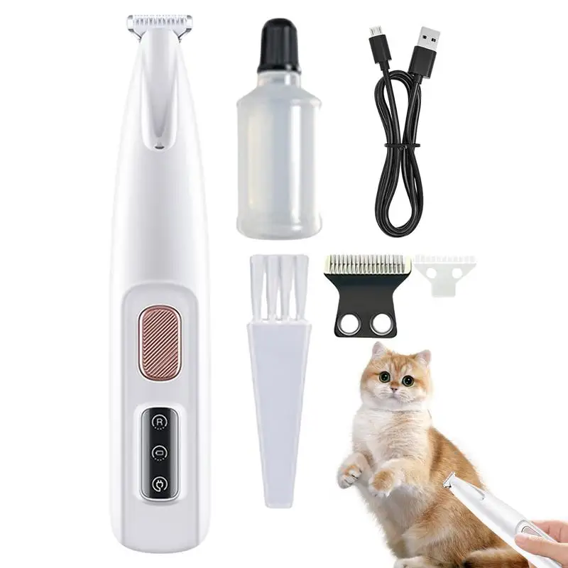 

Dog Hair Trimmer Professional Pet Foot Hair Trimmer Dog Grooming Clippers for Dogs Haircut Hair Cutting Electric Shaver for Cats