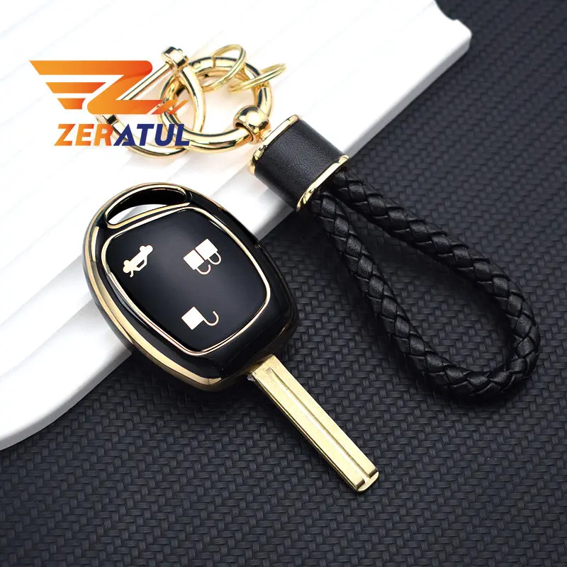

Auto Remote Car Key Case Cover For Ford Focus Mondeo Festiva Fusion Suit Fiesta KA 3Buttons Shell Fob Holder Keychain Protector