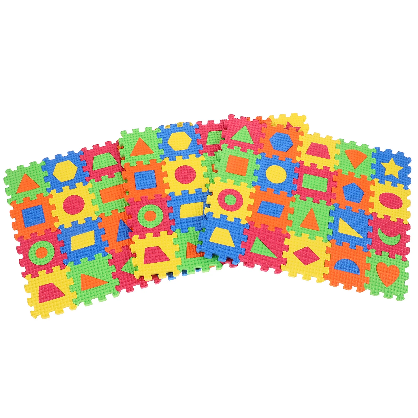 Mini tapis de Puzzle en mousse, 60 pièces, tapis de jeu pour bébé, carreaux de sol doux Eva rampants, tapis de protection coloré pour bébé