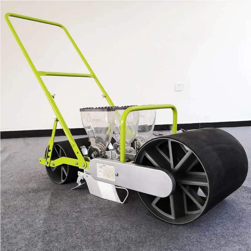 4 Line Row Seedsplants Hand-push Seeder Machine Carrots Spinach Seed Disseminators Vegetable Seed Sowing Plant Tool