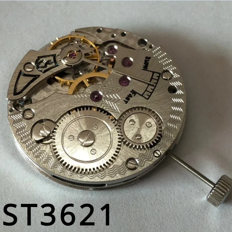 Genuine Goods Ou St3621 (Eta6498) Hand Roll Movement 17 Diamond Second Hand 6 Points Suitable for Pilot Watch