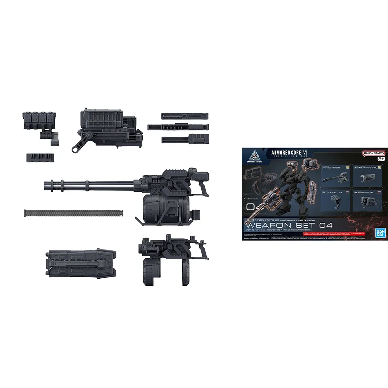 스팟 다이렉트 반다이 오리지널 ARMORED CORE Ⅵ 애니메이션 모델 30MM 세트 01 02 03 04 액션 피규어 조립 장난감 어린이 선물