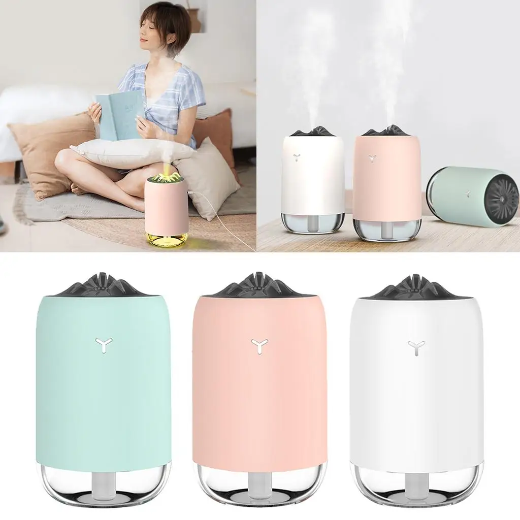 260ml USB Air Humidifier Car Mist Maker with Romantic Lights Office Air Purifier