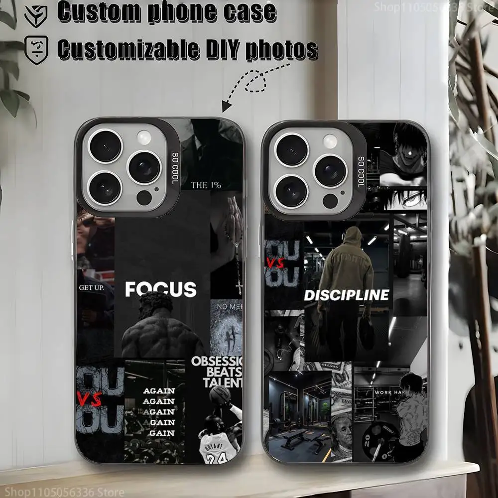 

Motivational Artistic Pattern Phone Case For iPhone 16,15,14,13,12,11,Mini,Pro,MAX,plus,Black Matte Shockproof Cover
