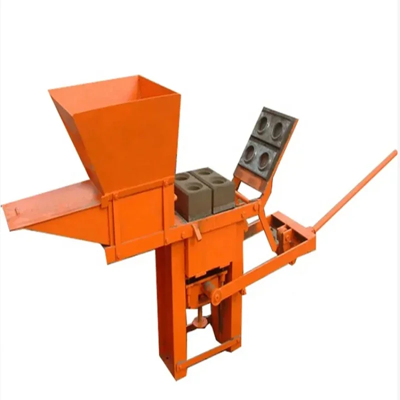 Cheapest Price For QMR2-40 clay soil brick making machine/manual brick molding machine