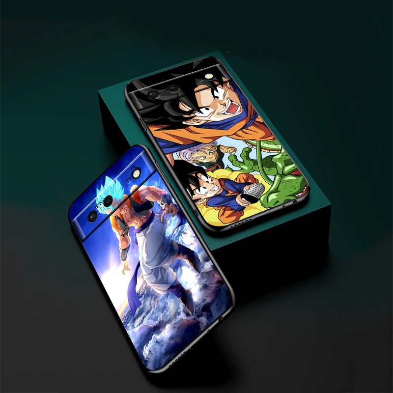 Anime DB-D-Dragons B-Balls Cool For Google Pixel 9 8 7A 7 6A 6 5A 5 4 4A XL 5G Black Silicon Shockproof Shell Back Phone Case