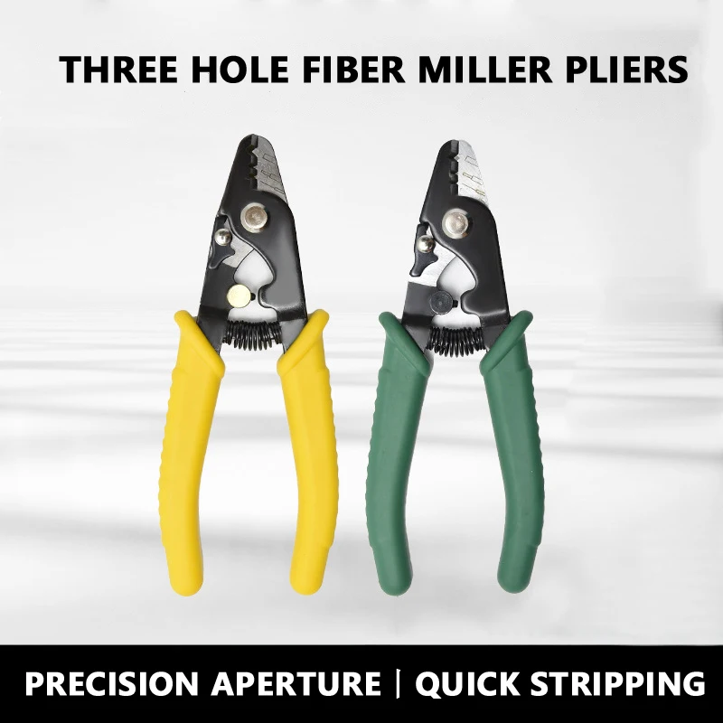 YTH-236 Miller Pliers Three port fiber Wire stripper multi-function FTTH fiber tool Coating stripper Portable small hand tool