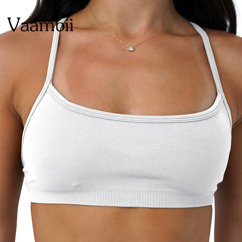 

Back Cross Workout Push-up Fitness Running Underwear Sports Bra Seamless Yoga Top Women Fitness Article Gym Active Wear