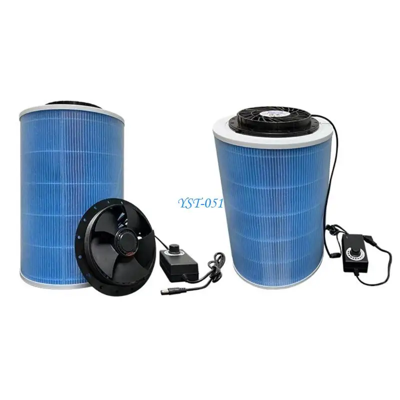 

E15A Quiet Operation Pipe Ventilation Fan 12V for Indoor Air Quality Improvement, Heating Cooling Mixing Air Circulation