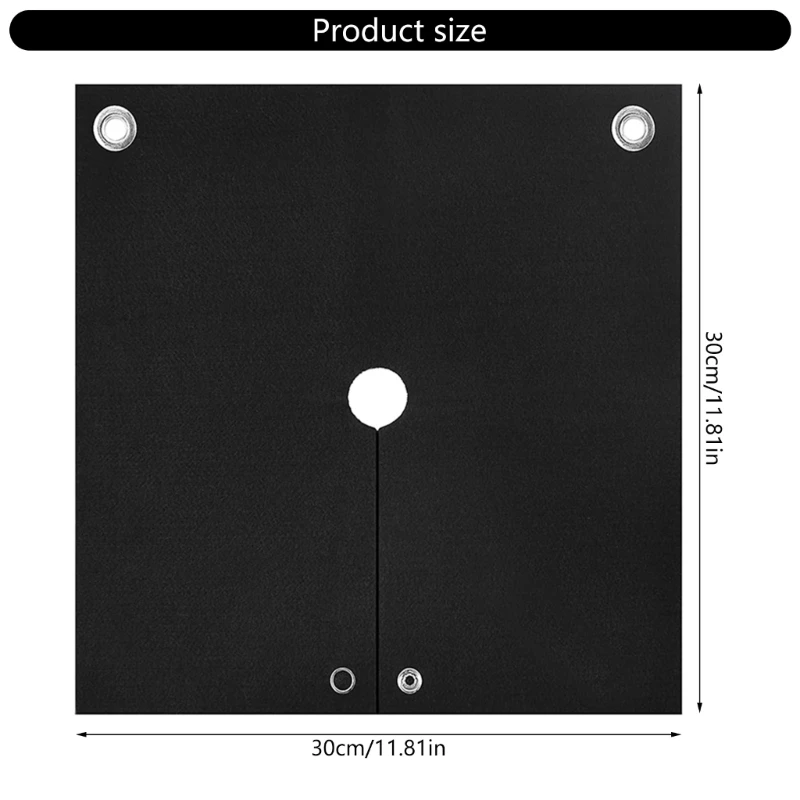 Manta protectora ignífuga, escudo térmico fieltro carbono hasta 1800 °F para uso fácil