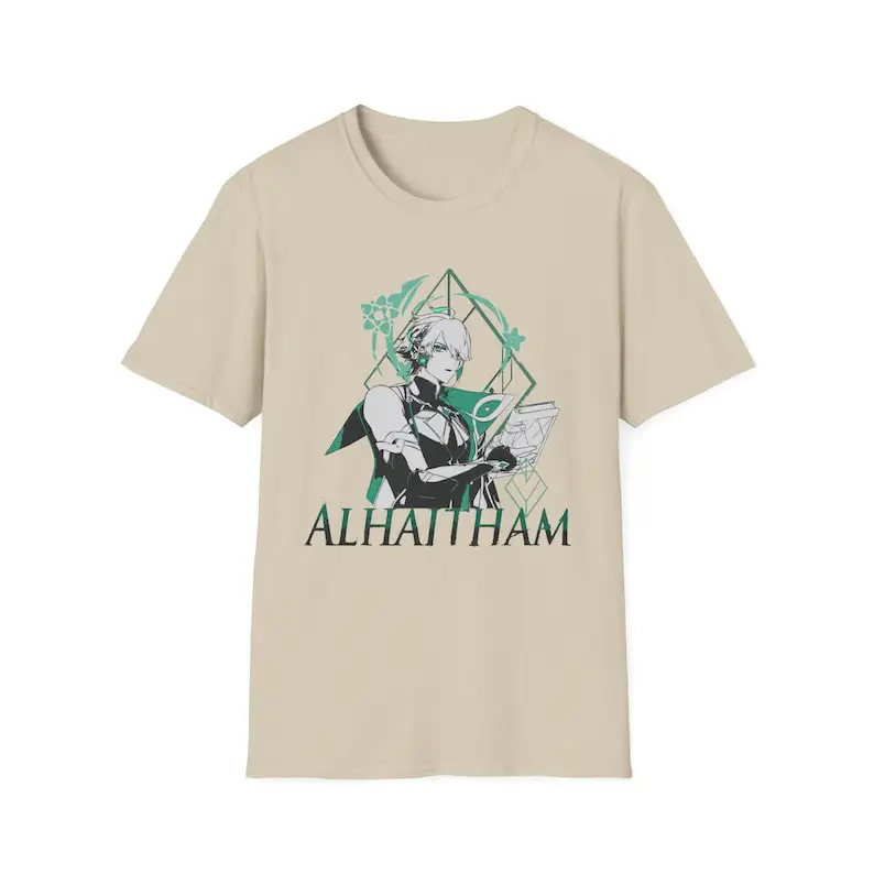 Alhaitham Aesthetic Genshin Impact Graphic Tee Shirt Aesthetic Unisex Softstyle T-Shirt