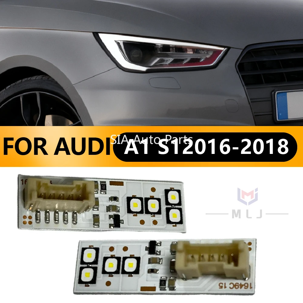 

NEW For Audi A1 8X 2016-2018 facelift DRL daytime running lights LED light turning DRL module Boards DRL replace OEM Angel Eyes