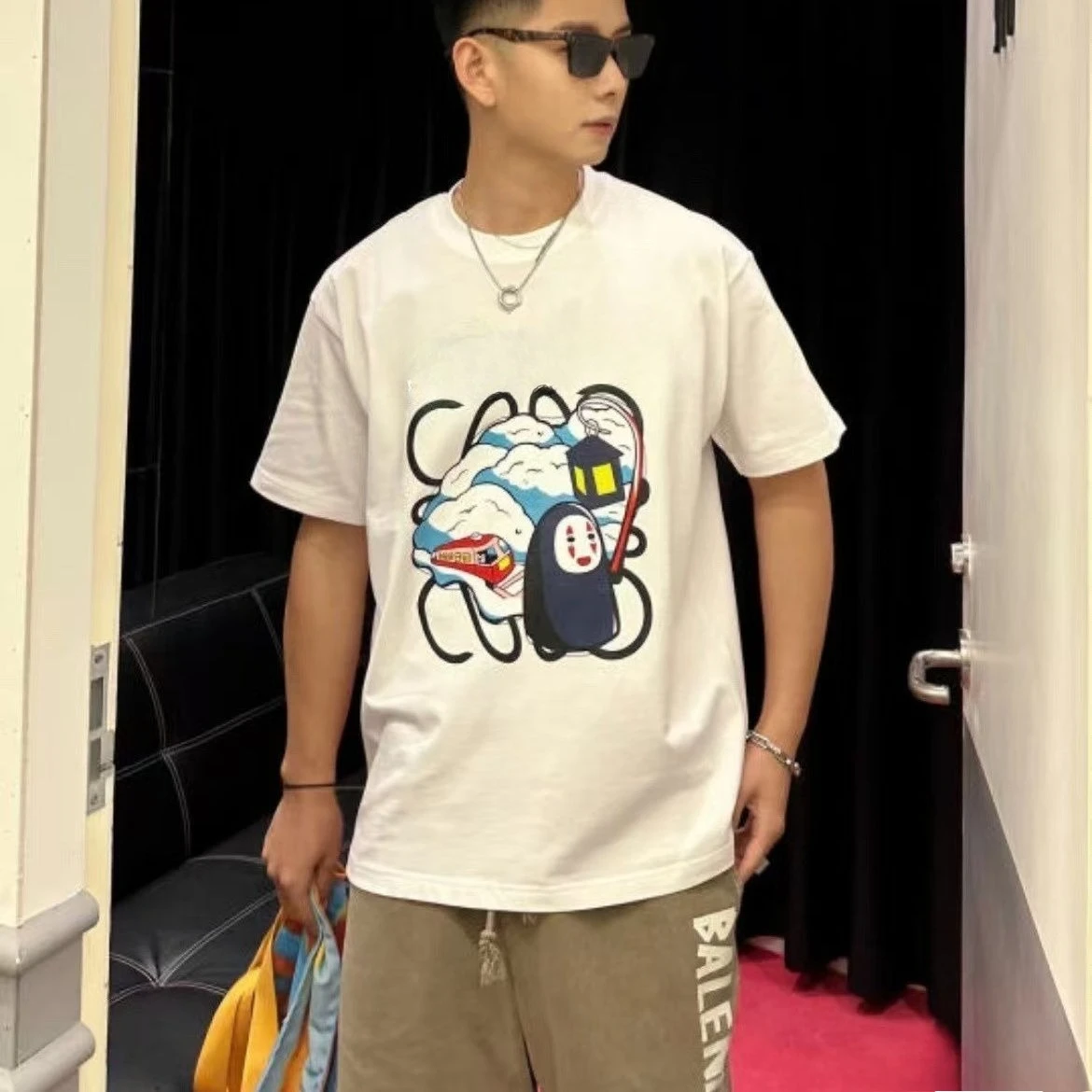 

T-shirt Décontracté À Manches Courtes Et À La Mode Pour Hommes Et Femmes