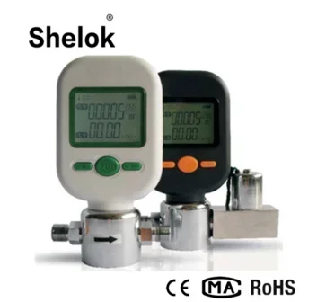 Portable digital mass nitrogen O2 flowmeter Gas air Flow Meter air flow sensor for steam