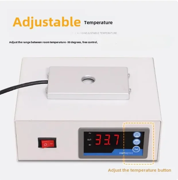 220V microscope temperature control table digital display constant temperature slide heater laboratory heating plate