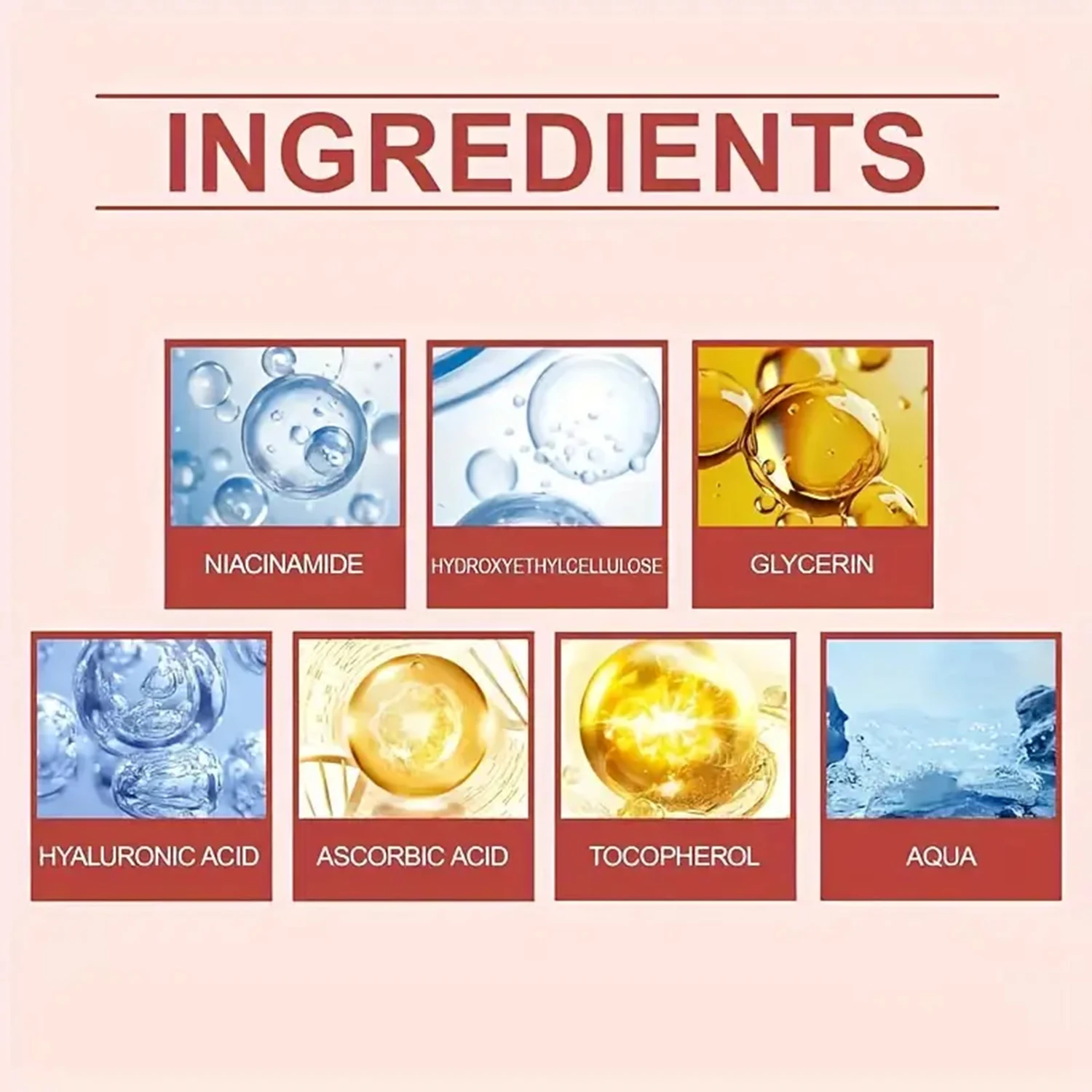 سيروم متوهج خالد - مدعوم بالنياسيناميد وحمض الهيالورونيك وفيتامين سم النحل C+E يضيء ويصلح ويجدد.