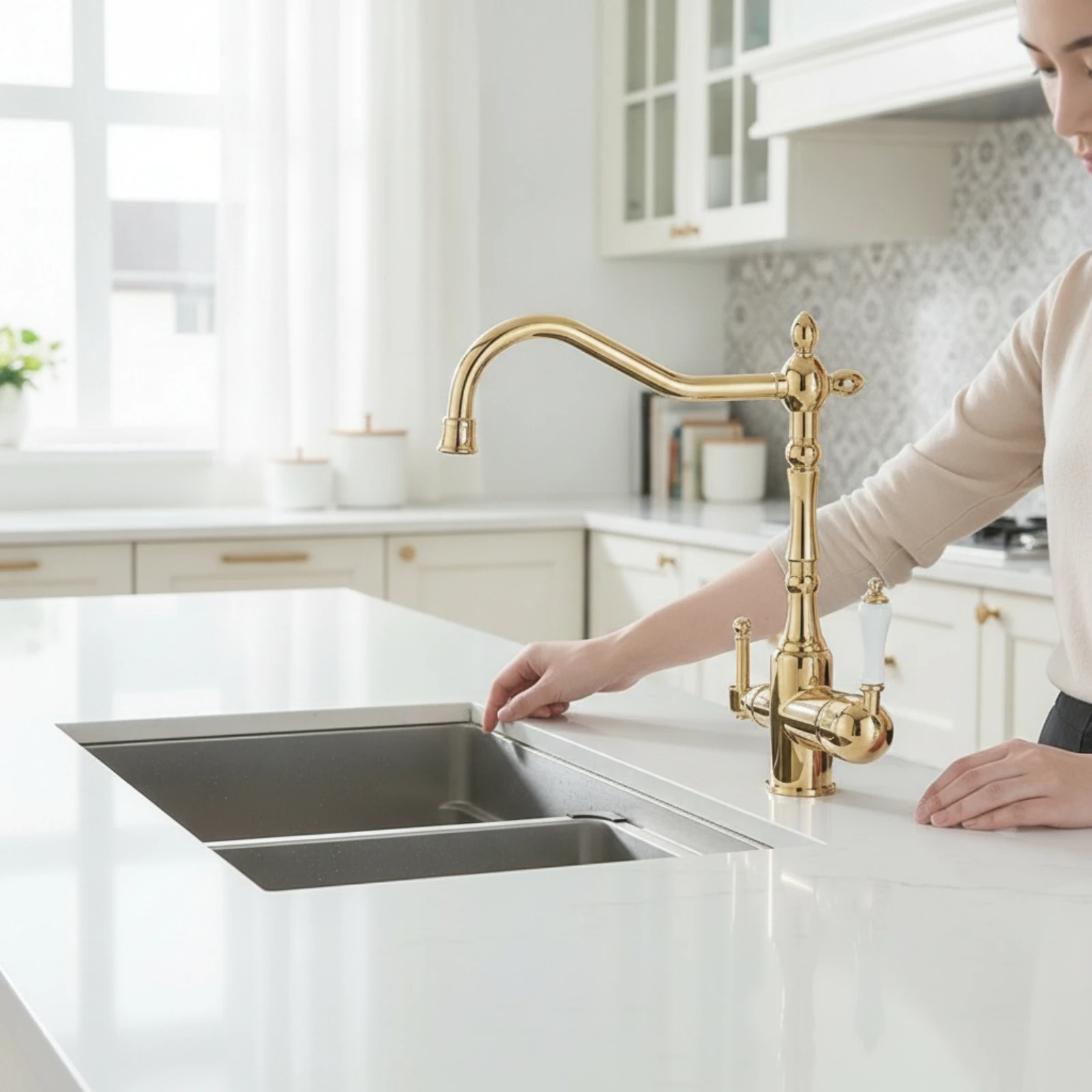 faucet-with-purified-water-connection-vintage-style-two-in-one-water-kitchen-faucet-tap-high-high-clearance-polished