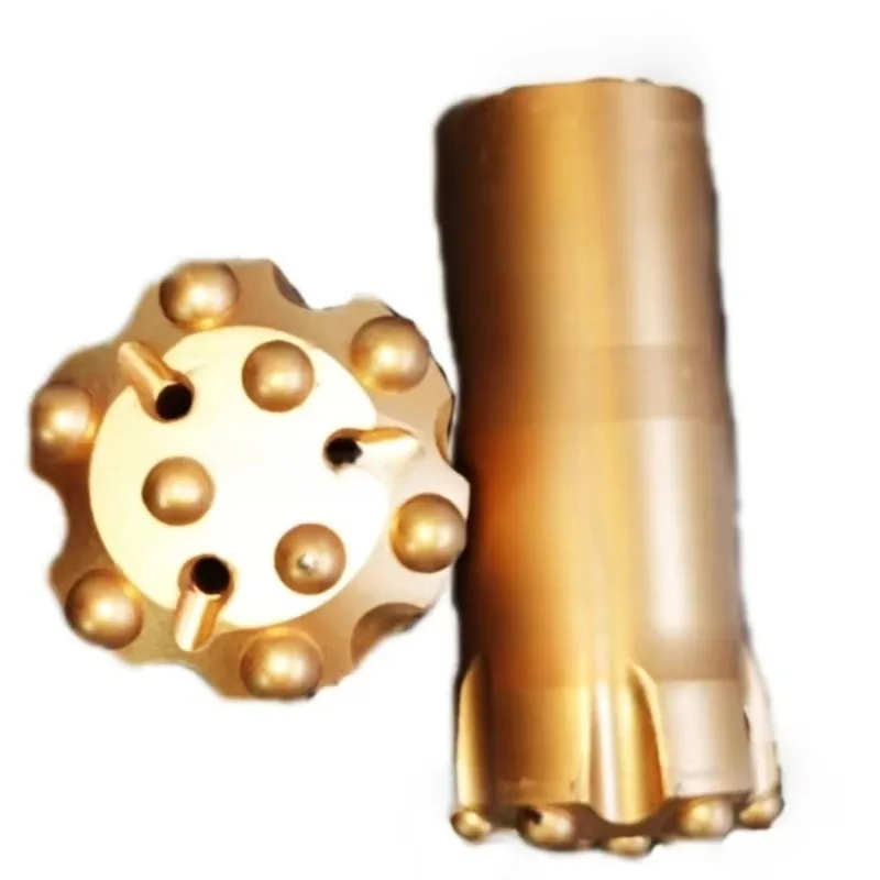 T38‑57mm Threaded Button Drill Bit Tungsten Carbide For Underground Mining Smooth Blasting Rock Drilling