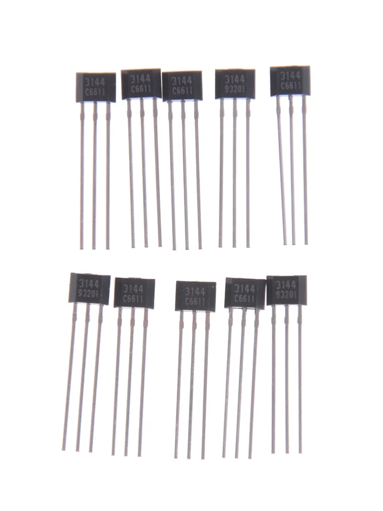 Détecteur magnétique à capteur d'effet Hall, AH3144E, OH3navy 3144, 10 pièces