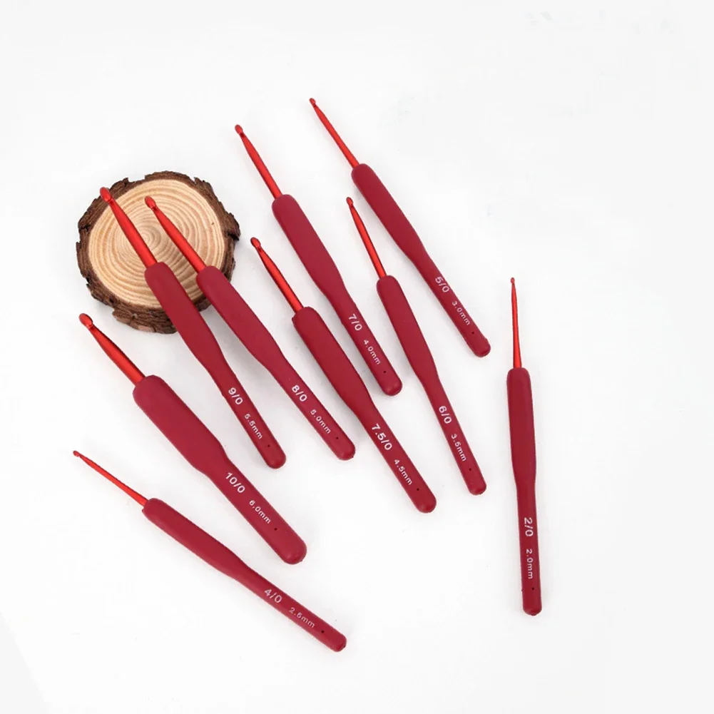 Craft Scarf Sweater Crochet Hook Knitting Needle 1pc 2mm-6mm Crochet Hooks Cushioned Handles Handmade Accessories