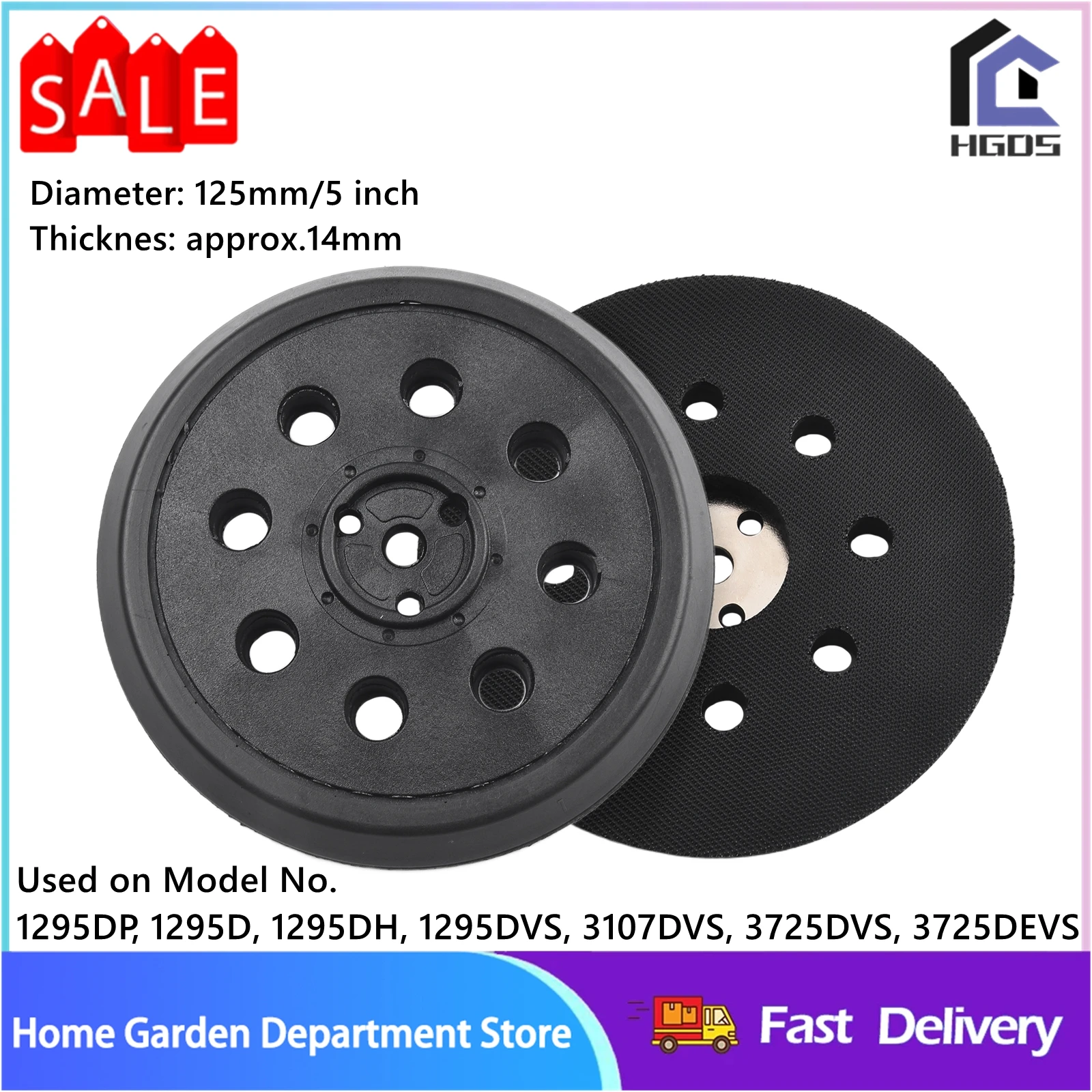 

5-дюймовая 125-миллиметровая подложка, шлифовальная подушечка для Bosch PEX 300 AE/400 AE/4000 AE, полировальная подложка на липучке, детали шлифовальных инструментов