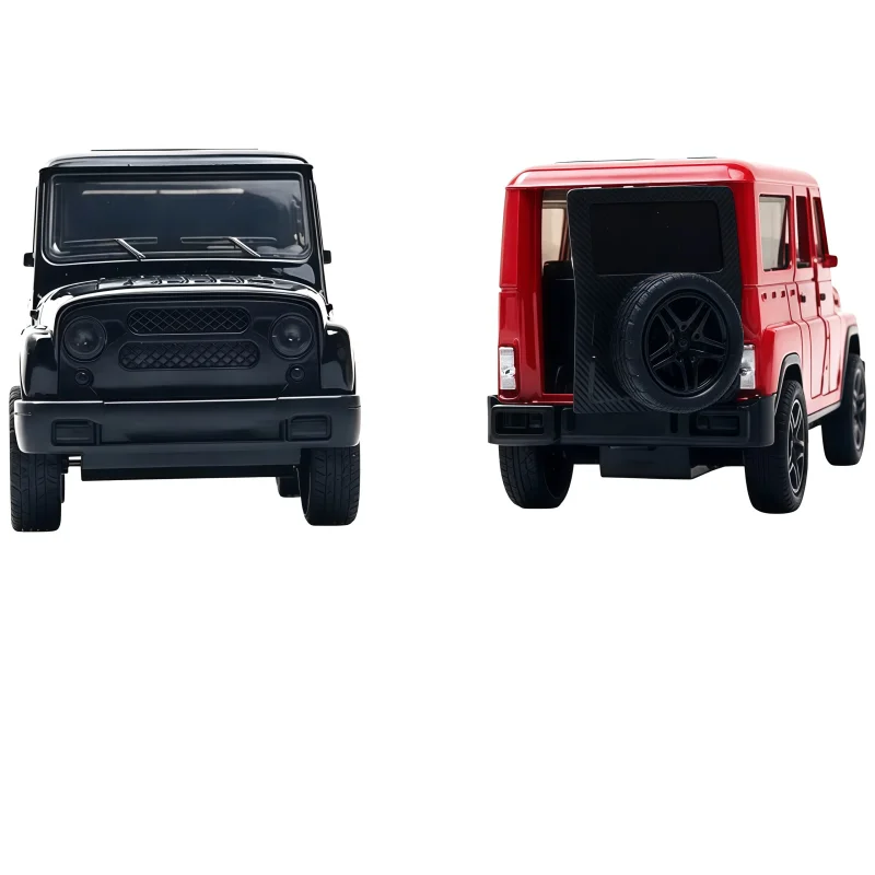Bagged 1:36 Alloy Simulation Off-Road SUV Toy Car, Rewind Alloy Retro Jeep Model, Can Open the Door, 4 Colors, Birthday Collecti