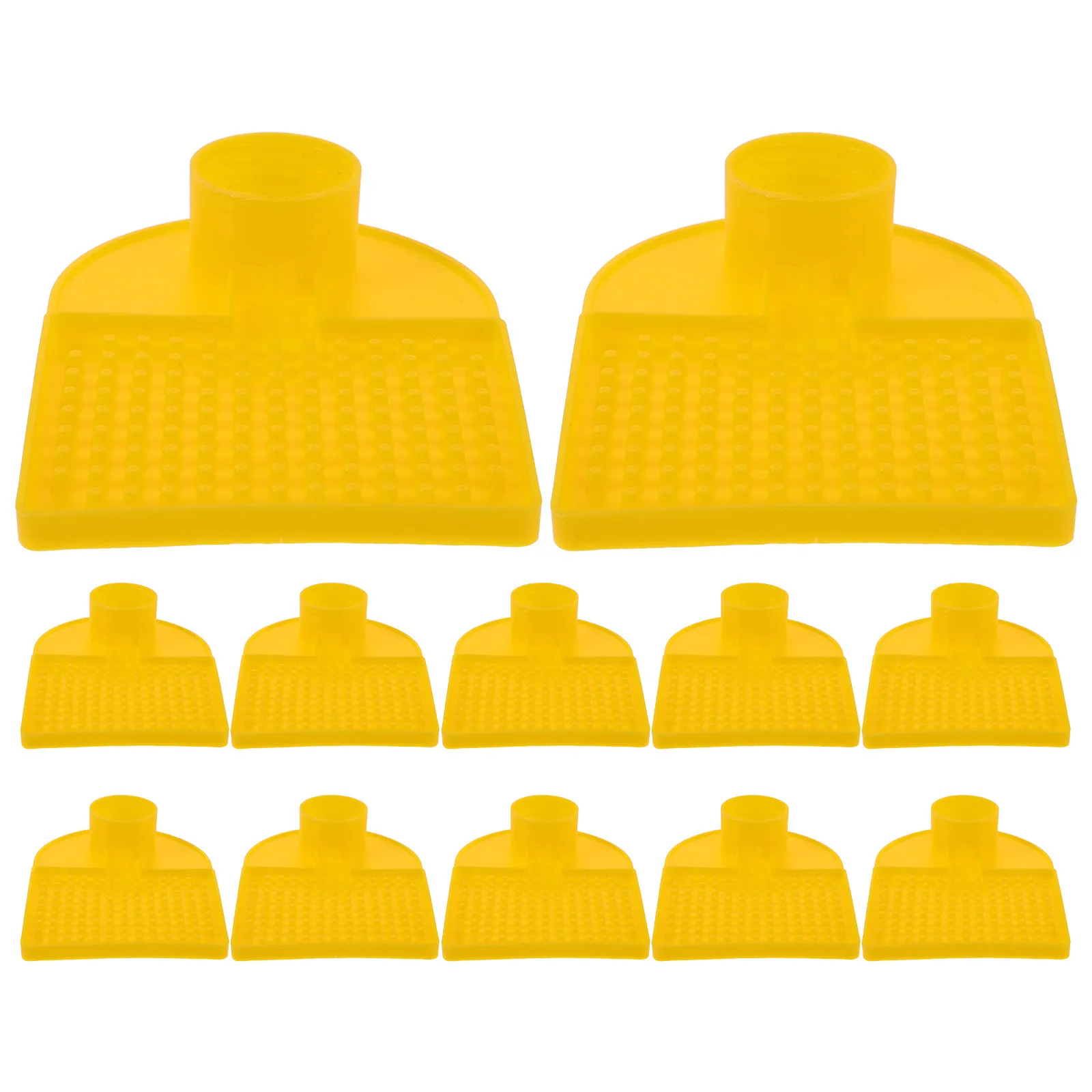 12Pcs Bee Water Feeder Cup Point-Style Antidrowning Design for Sugar Syrup Mineral Bottle Compatibility Indoor Outdoor