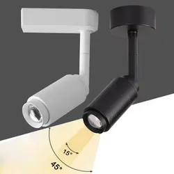 Modern Track Light Zoomable Adjustable Beam Angle Rail lamp Spot Clothing Shoes Shop Zoom Exhibition Gallery Lamp COB Spotlights