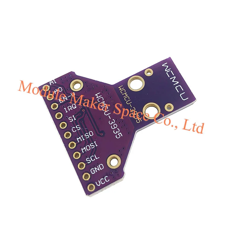 MCU-3935 AS3935 Sensor Breakout Board SPI I2C Interface Strikes Thunder Rainstorm Storm Distance Detection 2.4V-5.5V Antenna