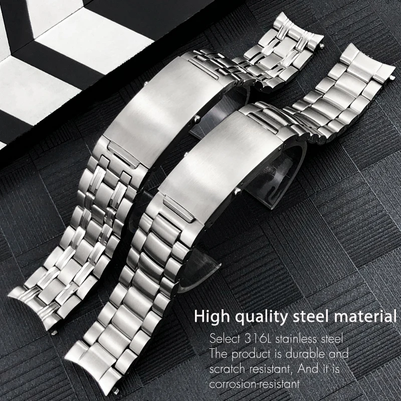 20mm 22mm Stainless Steel Watch Strap for Omega New Seamaster Diver 300 Planet Ocean 600M Solid Watchband Bracelets Free Tools