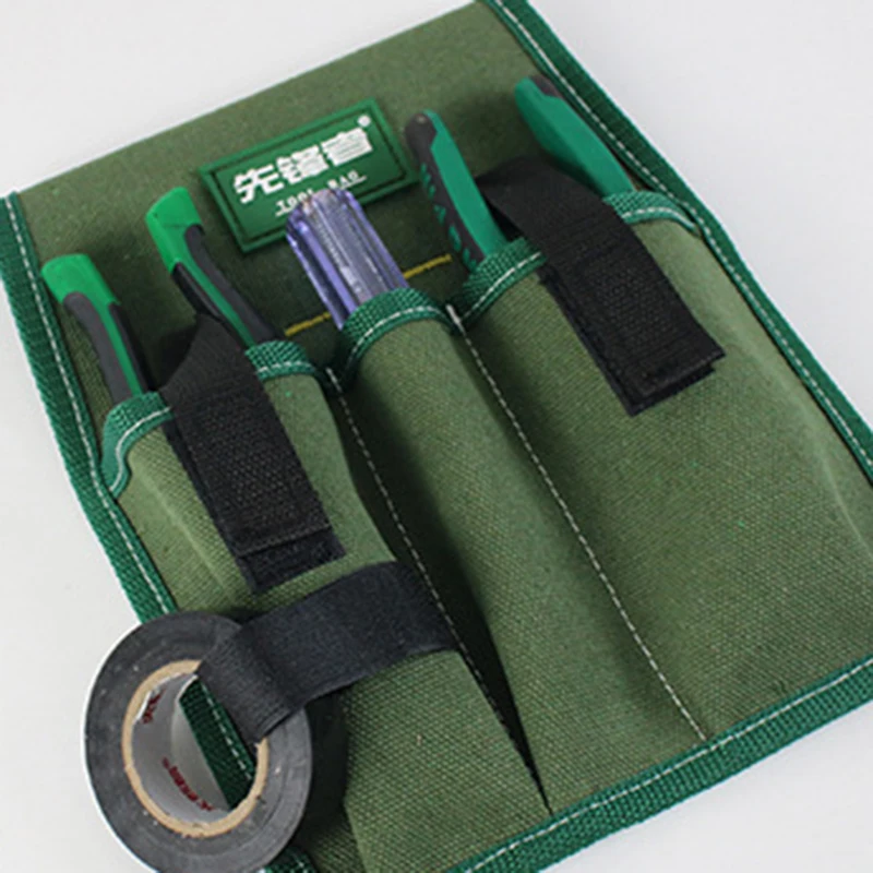 حقيبة خصر عملية من القماش متعددة الوظائف، حقيبة خصر مقاومة للماء، مجموعة أدوات إصلاح الأجهزة، حقيبة خصر للجيب #5