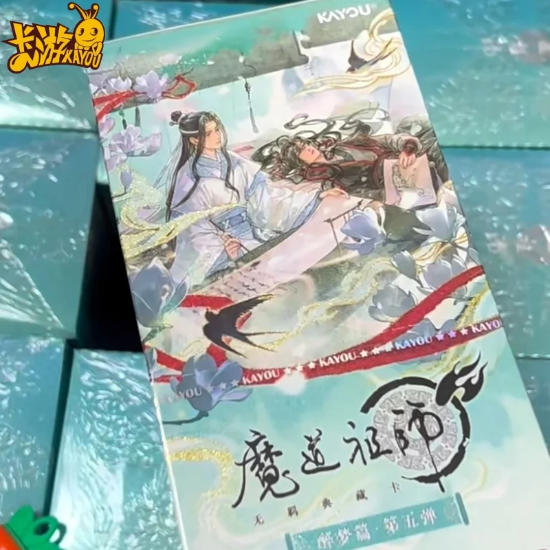 tarjetas-coleccionables-kayou-mo-dao-zu-shi-capitulo-sueno-de-beraunamiento-tarjeta-primavera-lan-wangji-wei-wuxian-el-fundador-del-diabolismo-juguetes