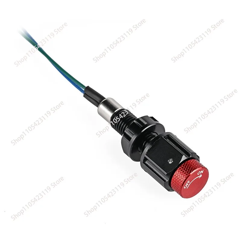 M8 Underwater Switch Underwater Robot Knob on/off Waterproof Aluminum Alloy Switch for ROV Deep-sea Signal Control