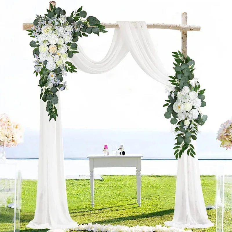 Artificial Arch Flowers Swag for Boho Wedding Baby Shower Ceremony Flower Garlands Arrangement Reception Backdrop Decor