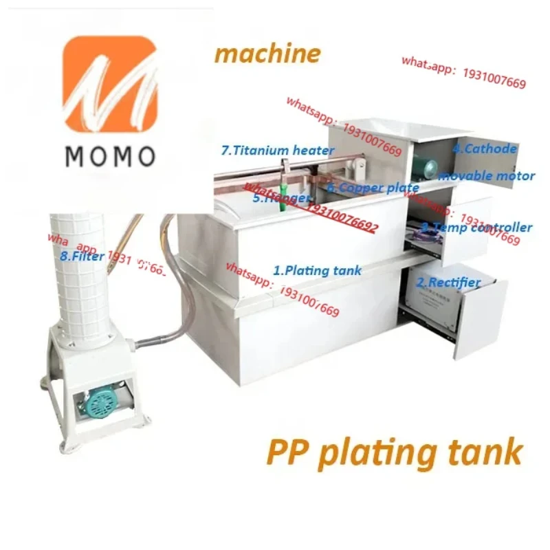 mini electroplating machine Plating Line chrome plating system of small nickel electroplating tank