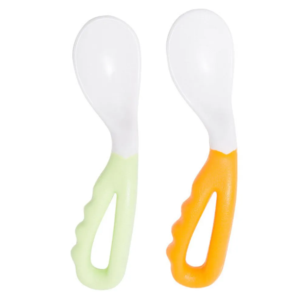 

4pcs Children Bendable Spoon Heat-Resistant Easy Grip For Baby Self-Feeding Training Spoons Toddler Feeding Utensils Baby
