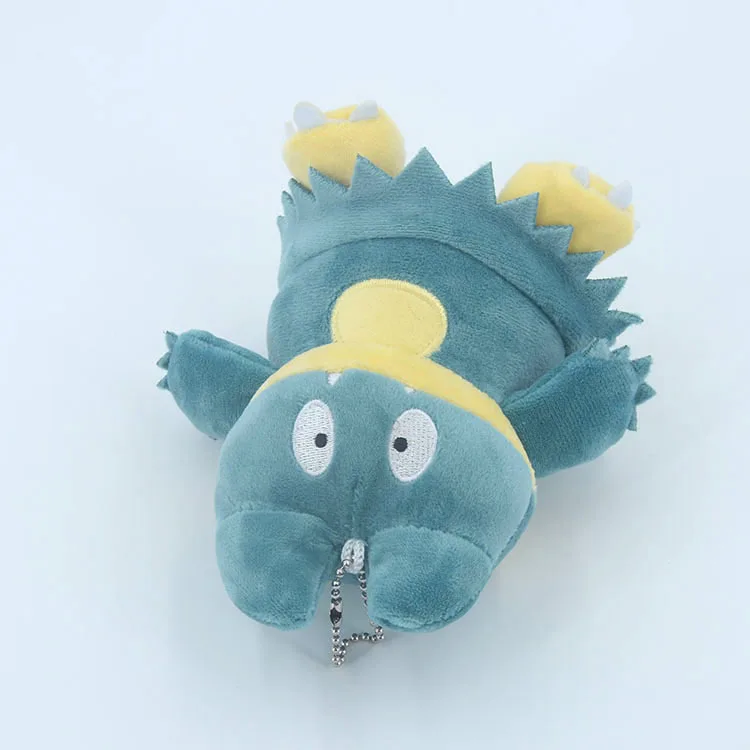 10 sztuk/partia Pokemon Snorlax pluszowe 12cm zabawki dla lalek miękki wisiorek brelok dla dzieci prezent na Boże Narodzenie