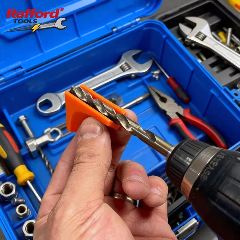 3-Pack Hole Drilling Guide Rails with V-Groove Fit Design | Square Positioning Tool More Durable Than Round Rails